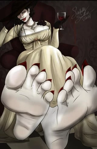 Dimitrescu's sexy feet