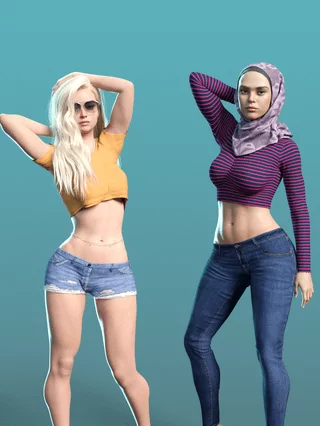 Natasha and Banu (Lustful Fantasy)[Life in Middle East]