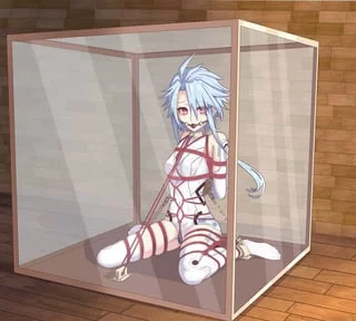 A glass box makes for a nice see-through cage