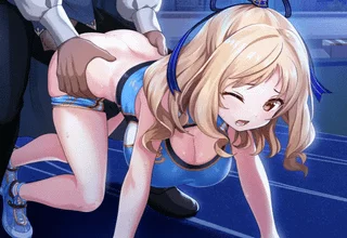 Ah!~ I-I’m trying to practice please don’t…~