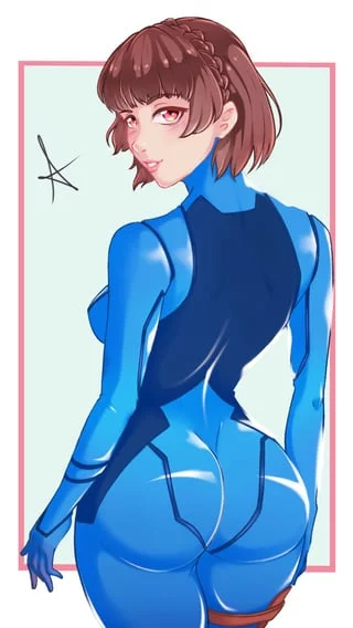 Makoto Niijima(red draws)[Persona 5]