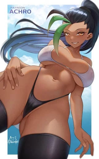 Nemona’s curves (@Achromaru)[Pokemon]