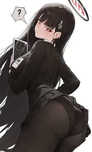 Rio's butt [Blue Archive]