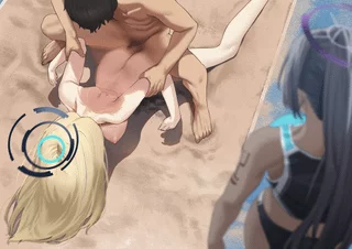 Karin walks in on Toki's public fun