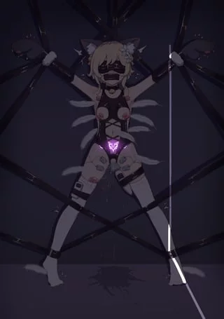 An immortal, she will be pleasured like this for the rest of her life never to be let go