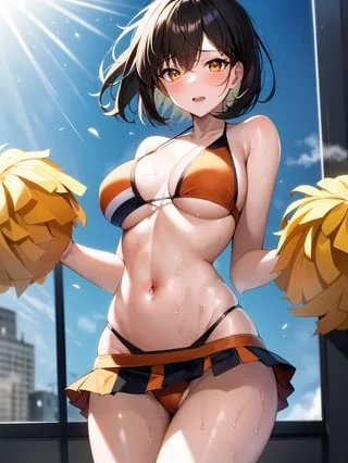 Cheerleader Midriff