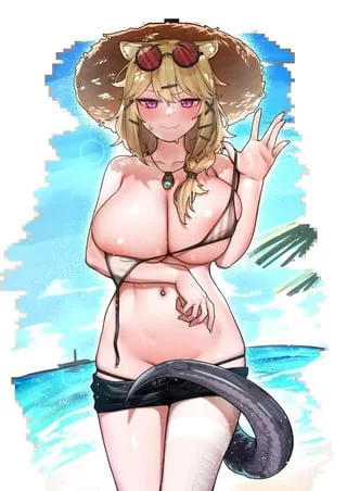 Dressing up (or stripping down) like this is the best part of a beach trip