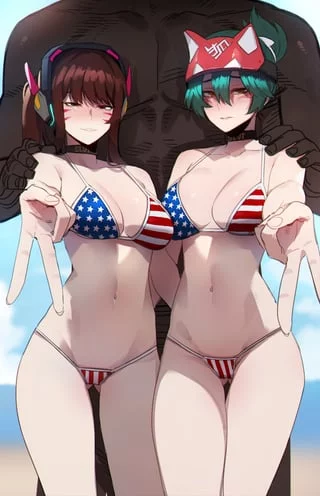 D.va & Kiriko