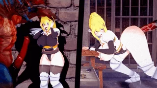 Darkness VS monster [konosuba] (acrolexxx)