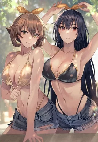 Nagato and Mutsu matching in style [Kancolle]