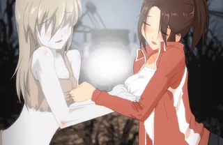 Tug of war on nipples