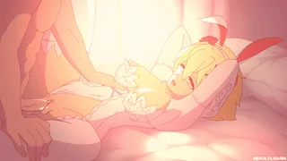Being pinned down and used, the very first thing in the morning. Can't ask for a better start to the day. ~