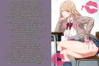 College Bimbo Proudly Owns You~ 💄 [F4M] [F Dom] [Tease] [Public] [Lipstick Kiss Marks] [Kneesocks] Feet/Foot Job] [Sweat] [Panties] [Through Pants]