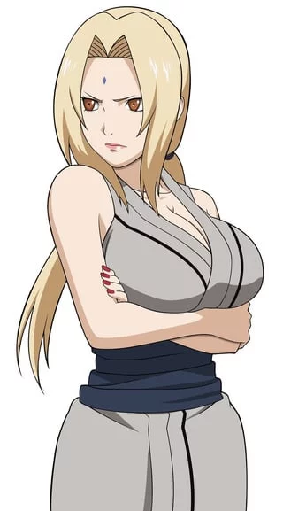 Mommy Tsunade is angry because no dick is satisfying her