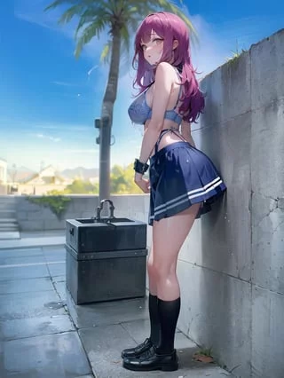 Mia waiting for you after class