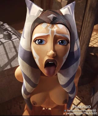 [star war]ahsoka begging for loads [thearti3d]