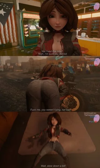 Aunt Cass x Panam Palmer - Comic [Big Hero 6] [Cyberpunk2077] (Tamagosan)