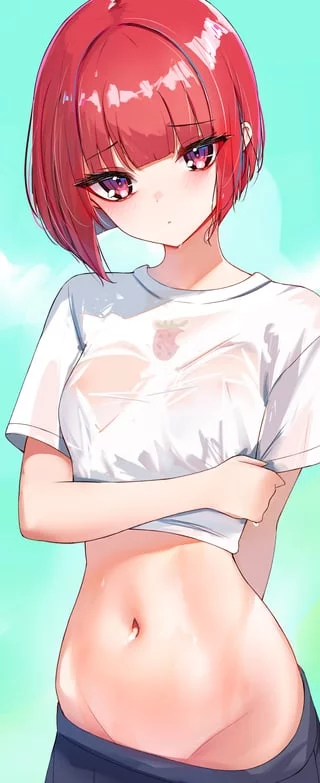 Kana's belly (りふ) [Oshi No Ko]