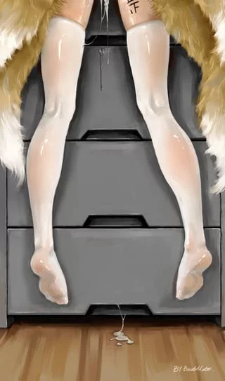 Creamed on top of a cabinet