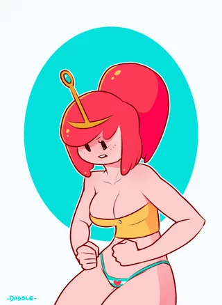 Princess bubblegum making it pop (Dabble) [Adventure time]