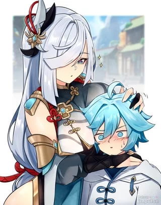 Shenhe & Chongyun (jr_pulse) [Genshin Impact]