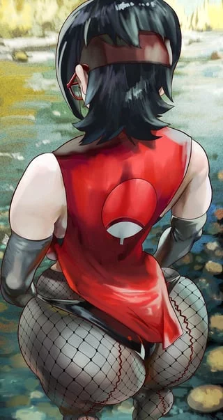 (Sarada) told me that we should camp the night next to this river in the middle of our mission.