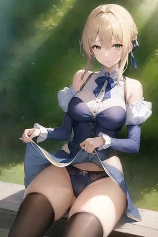 I'd like to ask my butler what he thinks of my new lingerie.