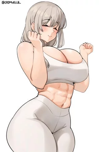 Tsuki stays fit (@cromwellb_)[Uzaki chan Wants to Hang Out!]
