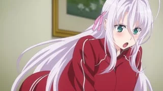 Despite wearing a track suit (Rossweisse) is showing such amazing cleavage