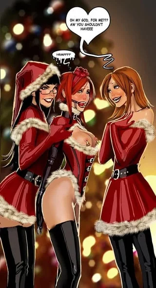 Well, it seems that my two friends made an arrangement over me... Now im just degraded down to a nice christmas present~
