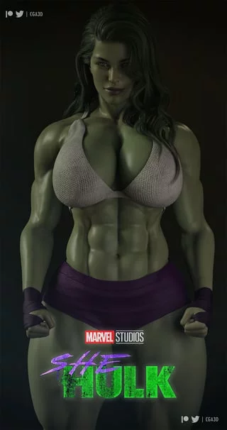 She-Hulk (Cga3D) [Marvel]