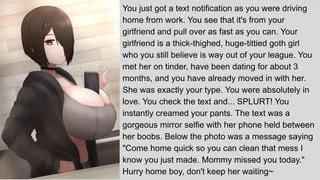 Your Girlfriend Texts You On Your Drive Home From Work [Girlfriend] [Selfie] [Mommy Kink] [Quickshot] [Huge Boobs]