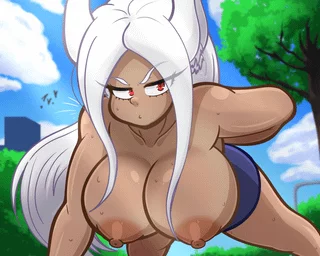 Miruko's push-ups session (Pholycarpie) [My Hero Academia]