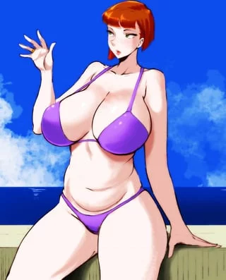 on the beach