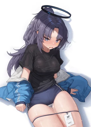Yuuka's sweaty thighs