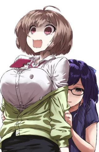 "Huh? Uhh... Senpai? What're you doing? We're at work!"