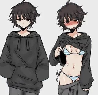 I... look like a guy? Well take me on a date and you night see what's under (I want to be a tomboy you hit on)