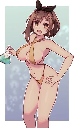 Getting hard thinking about how soft (Ryza)'s big tits must feel