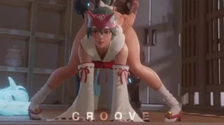 Hanzo, I-I don't think this is what Mom had in mind... When she said I should train with you more.