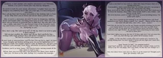 Serving your new Draenei mistress (art by death ask) [futa] [fantasy] [soft dom] [pet play]