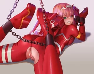 Zero two's exposed pussy