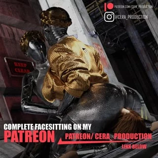 Atomic facesitting