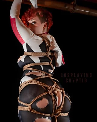 SpiderGwen shibari (Cosplaying Cryptid)