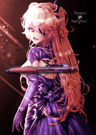 Dark Princess Fischl (colored)