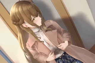 Chiyuki undressing [The Idolmaster]