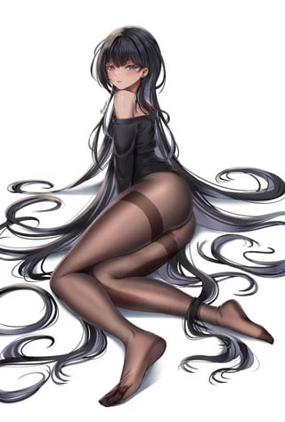 Black Sweater & Tights [Artist's Original]