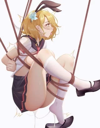 I want to be restrained while I get filled up by all who want to use me~