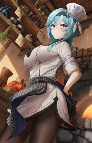 Chef Eula at the place (t_ippers) [Genshin Impact]