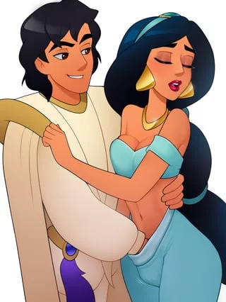 Aladdin fingers Jasmine (Croodnlood)