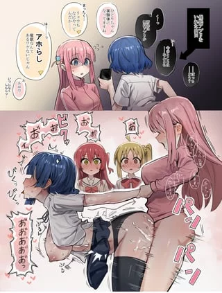 Mmmm i want to get my tight black bussy breeded and pounded by mommy (Hitori Gotoh)'s thicc meaty futa cock~~~♡